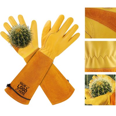 Thorn-Proof Long Gardening Gloves for Men & Women