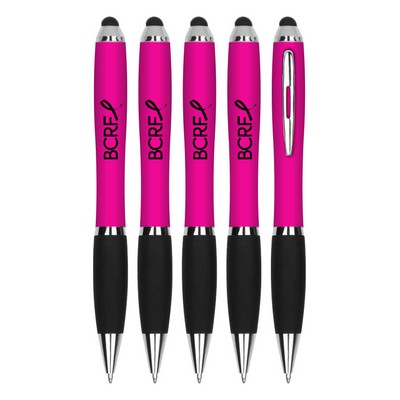 Breast Cancer Awareness Pink - Executive - Stylus Pens w/ Grip