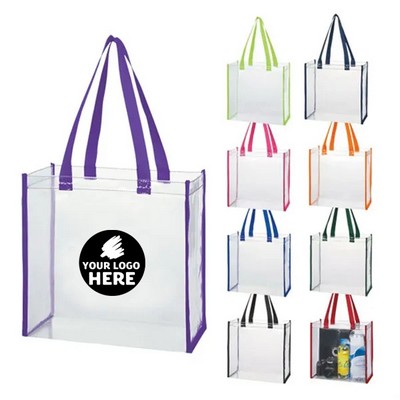 Clear PVC Stadium Tote