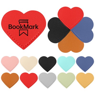 Leather Heart Bookmark