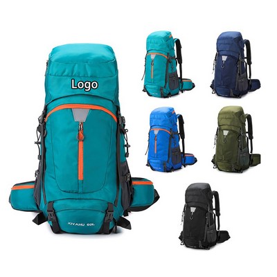 60L Lightweight Waterproof Hiking Backpack