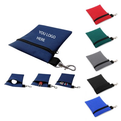 Nylon Golf Ball Pouch
