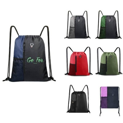Drawstring Backpack Sports Gym Bag