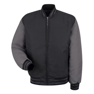 Red Kap Men's Tall Duo-Tone Team Jacket - JT40T