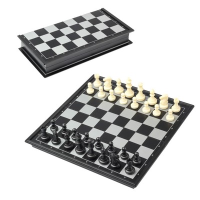 Resin Magnetic Foldable Travel Chess Set