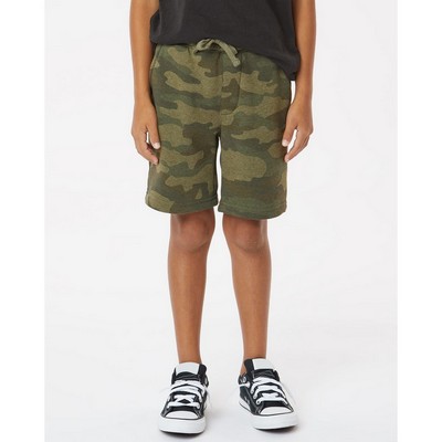 Independent Trading Co Youth Lightweight Special Blend Fleece Shorts - PRM16SRT