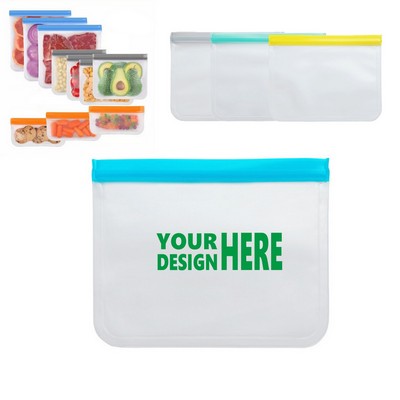 Reusable Flat PEVA Food Storage Bags