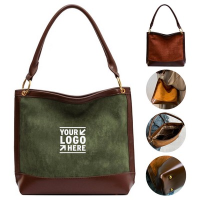 Elegant Vegan Leather Hobo Bag