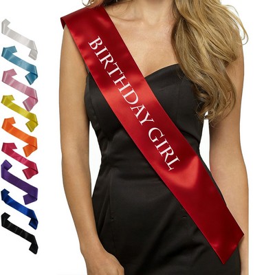 Premium Satin Party Sash