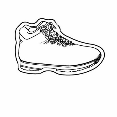 Hiking Boot Magnet - Full Color