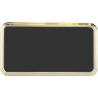 Name Badge - Frames - Gold - Fits 1-1/2" x 3"