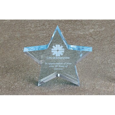 Clear Acrylic Star Award