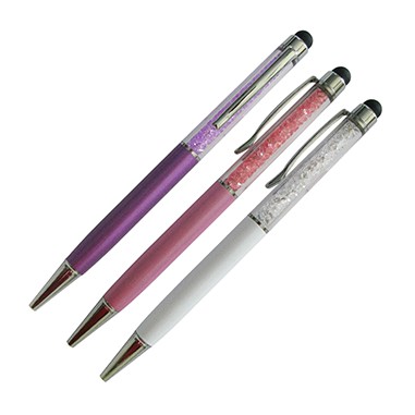 Crystal Aluminum Stylus Pen