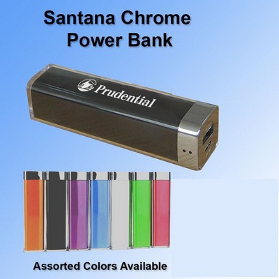 Santana Chrome Power Bank - 2800 mAh No Extra Tariff