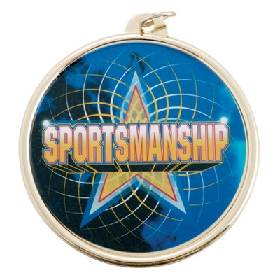 2 ¼" TM Series Sports Medal w/Sportsmanship Mylar Insert