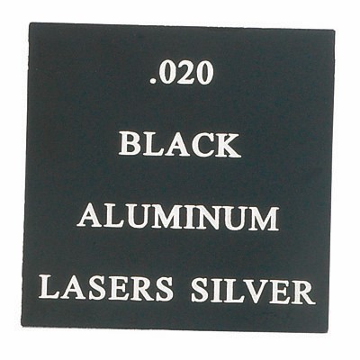 Black Aluminum Engraving Sheet Stock (12"x24")