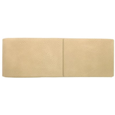 Pen Case - Double - Light Brown, Leatherette - 6-1/2" x 2"