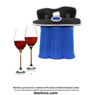 iBank ® 3-Bottle Neoprene Wine Tote