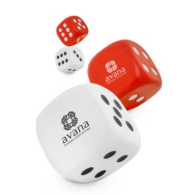 Dice Shaped Stress Ball