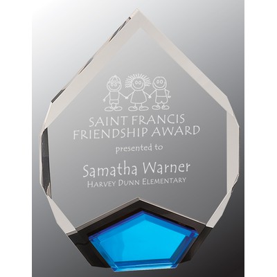 Blue Marquis Acrylic Award (6" x 8")