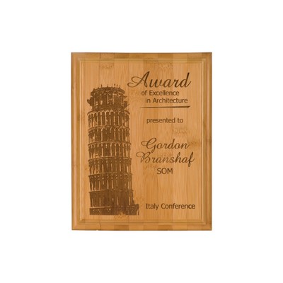 6" x 8" Bamboo Plaque
