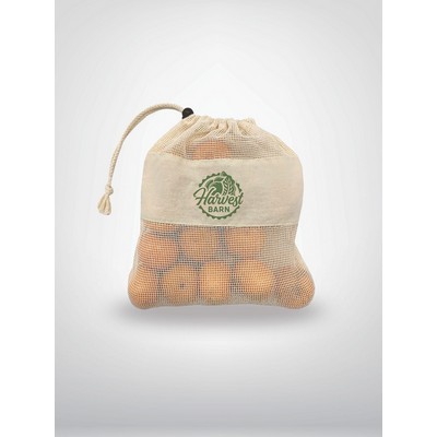 Reusable Cotton Mesh Produce Bag