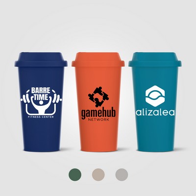Costa Rica - 16 oz. Wheat Plastic Tumbler - Silkscreen