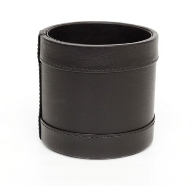 Ashlin® Designer Wicklow Midnight Black Round Pen Caddy