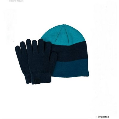 Boys Winter Beanie & Gloves Combo