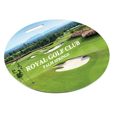 Semi Gloss Unisub Aluminum 2 Sided Bag Tag