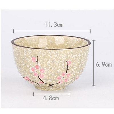 Japanese Porcelain Rice Bowl