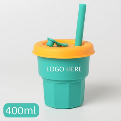 Kids Cup with Straw And Lid Silicone