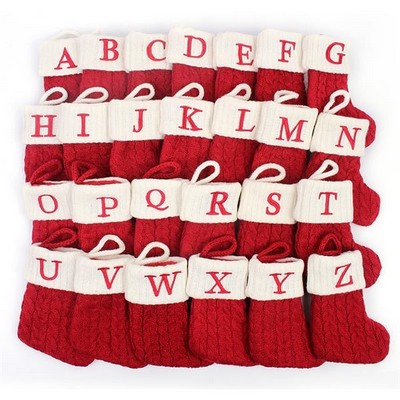 7" x 5.5" Knitted Christmas Stockings