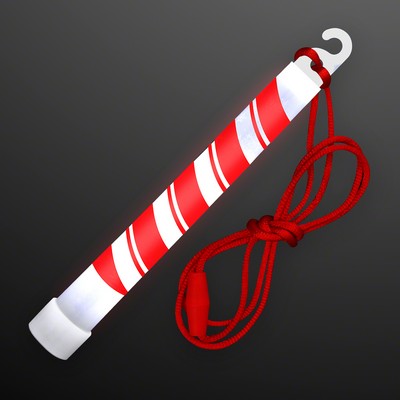 6 Inch Candy Cane Glow Sticks - BLANK