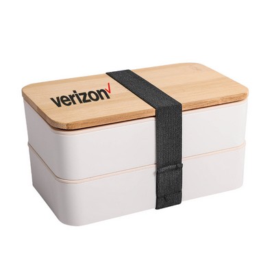 Wheat Straw Bento Box With Cutlery Set