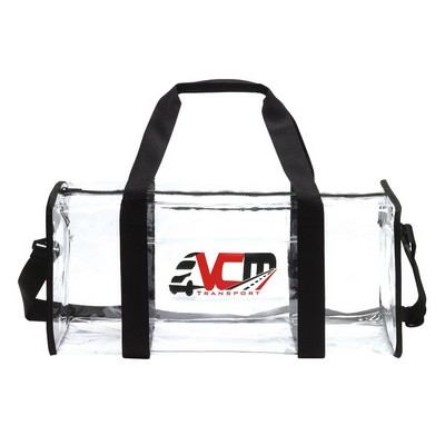 Clear Square Duffle Bag