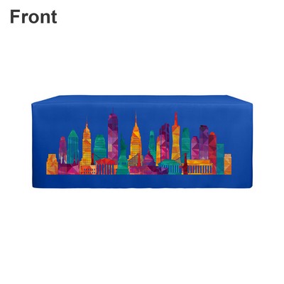 6 Ft Dye Sublimated Fitted Tablecloth
