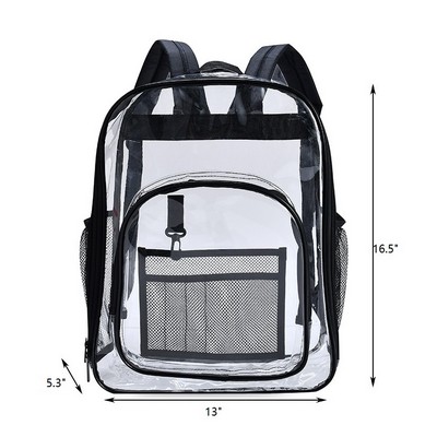 Clear Backpack Heavy Duty PVC Transparent Backpack