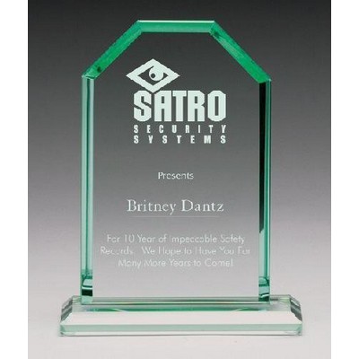 Corporate Monarch Glass Award, 6 1/2"H