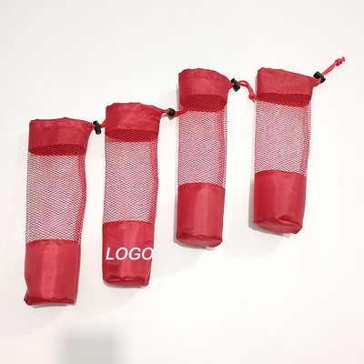 Mesh Drawstring Towel Bag