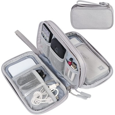 Small size Travel Organizer Bag , Portable Pouch, Carry Case, All-in-One Storage Bag for Cable, Cord