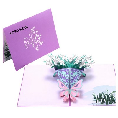 3D Pop Up Greeting Cards w/Envelopes