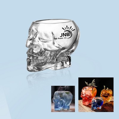 Skull Glass for Halloween