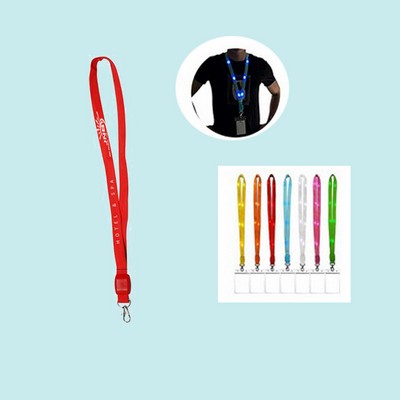 Illuminated LED Neck Lanyard