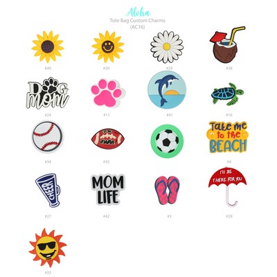 Stash Aloha Bag Charms / Croc Charms