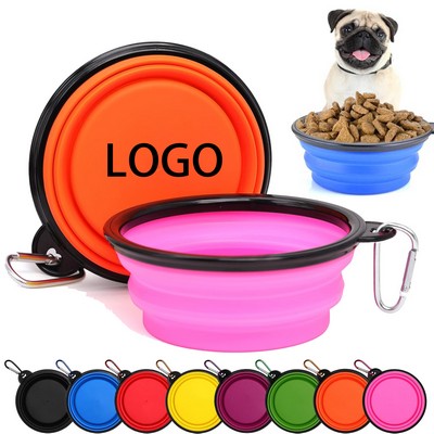 Collapsible Pet Bowl Silicone Expandable Cup Dish