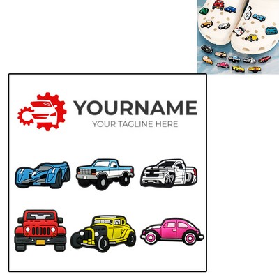 6-in-1 Custom Christmas Style Shoe Charms Card Set