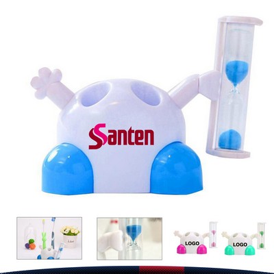 Hury Hourglass Toothbrush Holder