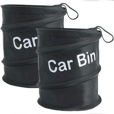 Pop-Up Car Trash Can Leak Proof Collapsible Garbage Bin