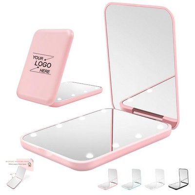 Portable LED Travel Makeup Mirror